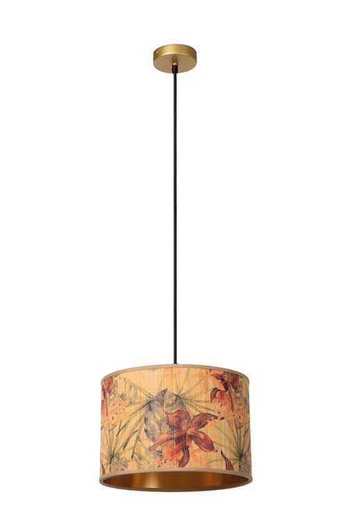 Lucide TANSELLE - Hanglamp - Ø 30 cm - 1xE27 - Multicolor