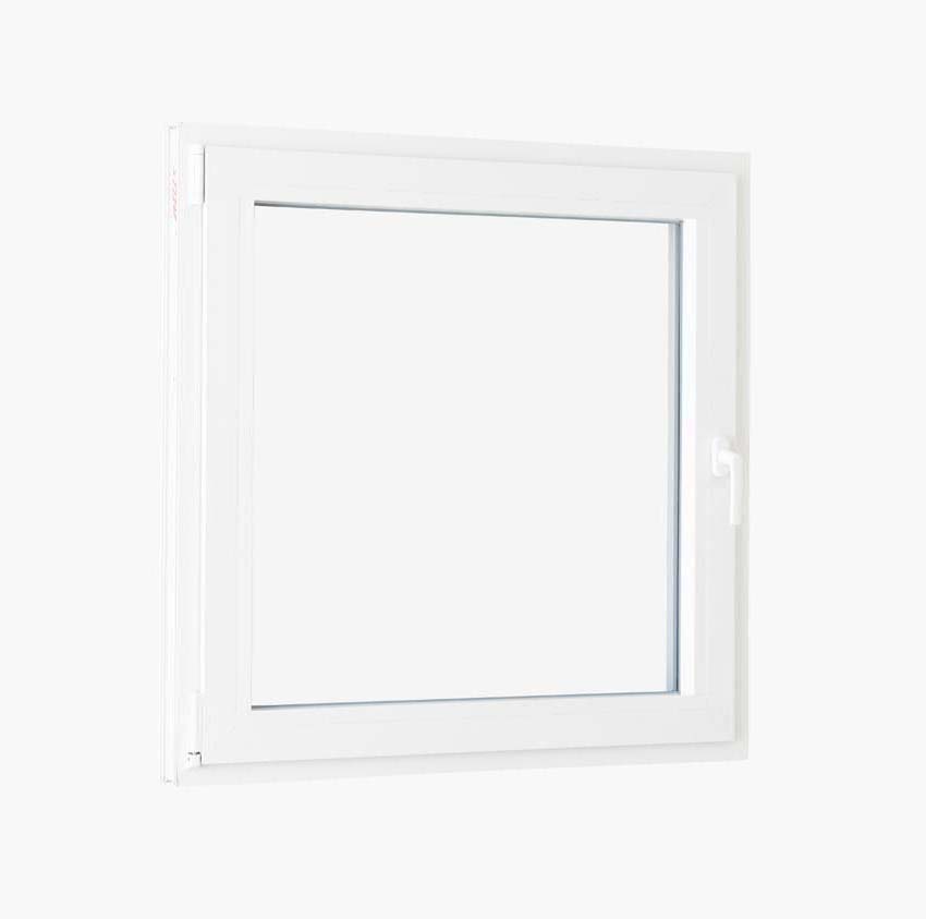 1-VAN Châssis oscillo-battant pvc Elegant blanc/bl B1000xH1000 mm G