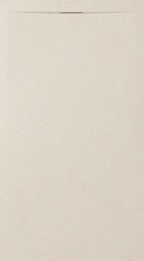 Receveur de douche Signature Nordicstone composite avec gelcoat crème 120x90cm