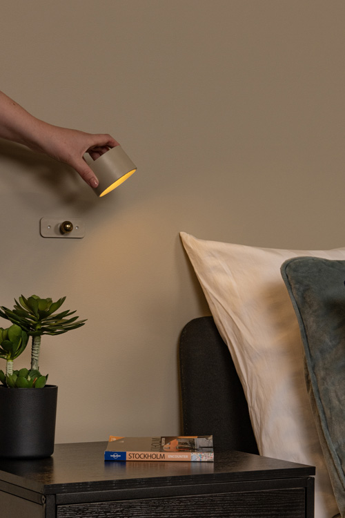 Bureaulamp - taupe - dimbaar - LED - 3,5W - 2700K/5700K