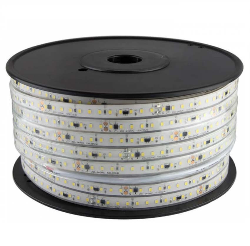 LED-strip - 12W/m - neutraal wit - per lopende meter - IP54 - dimbaar - 4000K