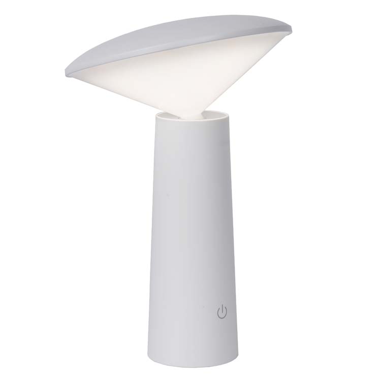 Lampe de table extérieure - blanc - Ø13,7cm - dimmable - LED - 4W - 6500K - IP44