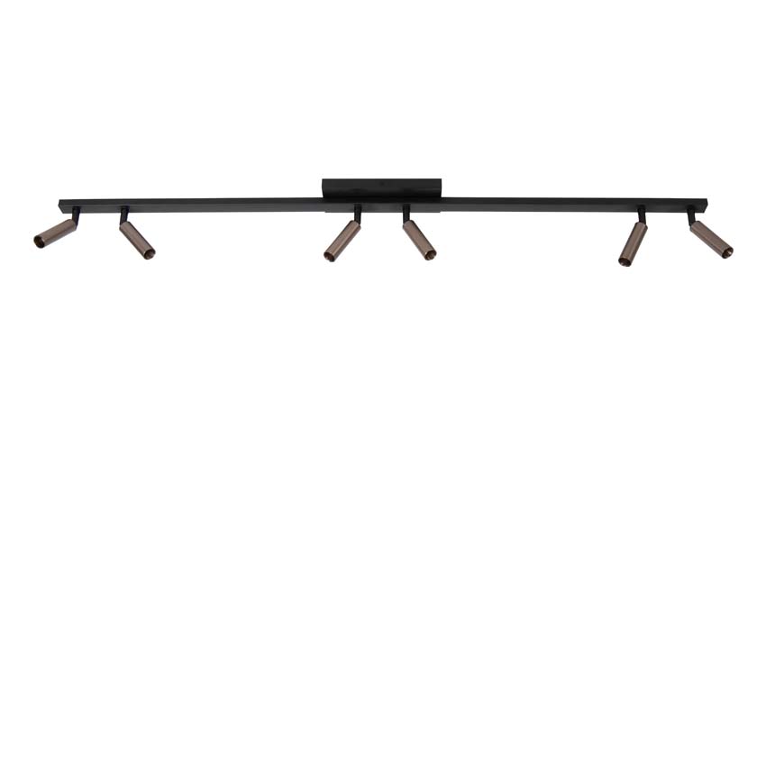 Lucide Essential Keoni - Plafondspot - 6xG9 - Koffie