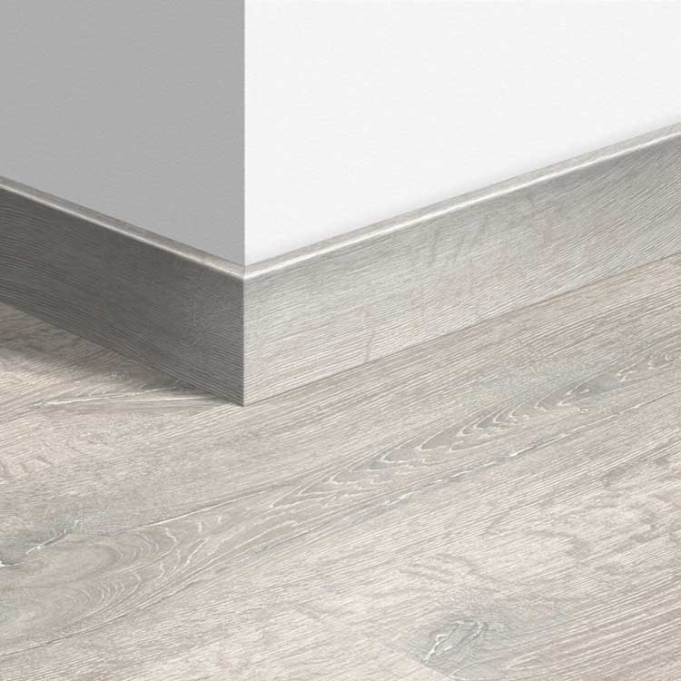 Parketplint Quick-Step 14 x 77 x 2400 mm Reclaimed patina eik wit