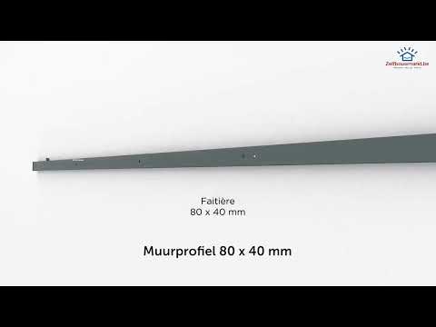 Terrasoverkapping Sunset antraciet B 6000 x D 3000 Terrasoverkapping Sunset antraciet B 6000 x D 3000