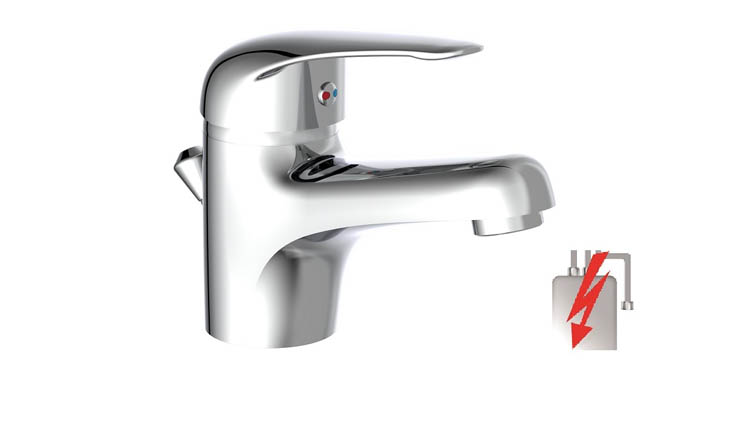 Wastafelkraan Marthe lage druk chroom