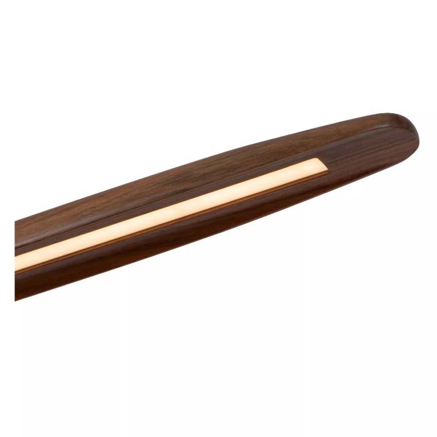 Lucide Vibes Langholt - Suspension - LED Dimmable - CCT - 1x28W 2200K/4000K - Bois clair