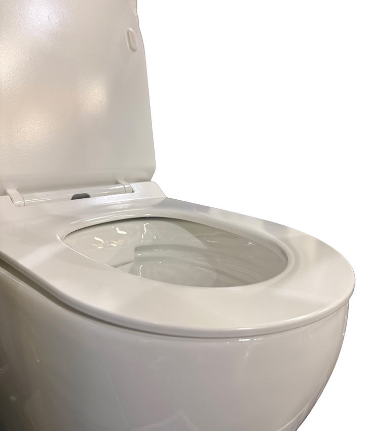 Siège de WC Gary ultra-fin blanc