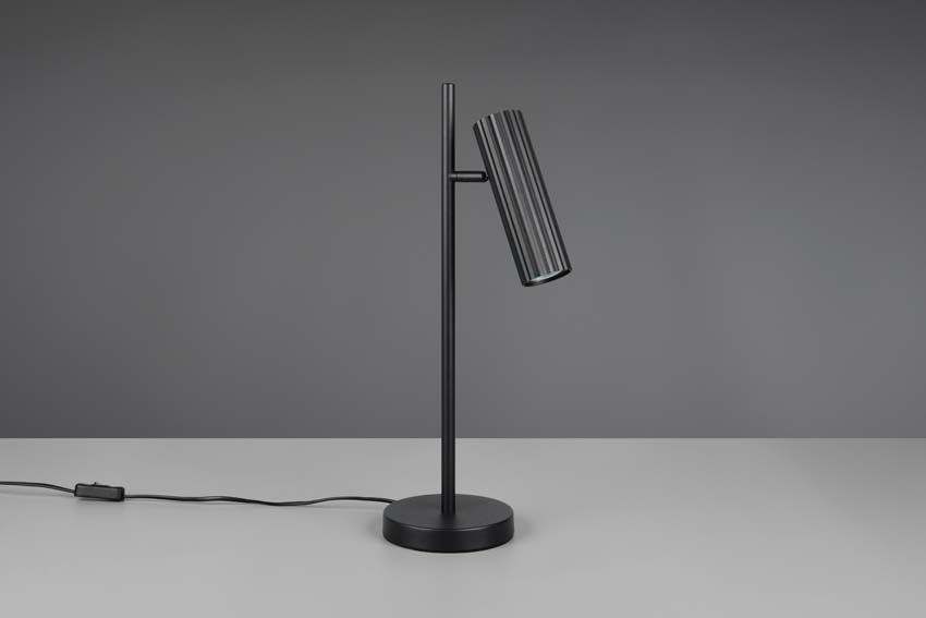 Lampe de table - Noir - H50cm - Dimmable - GU10 - 1x10W