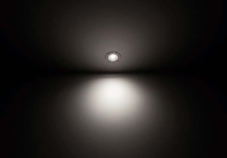 Spot encastrable - blanc - Ø8,5xH5,5cm - dimmable - LED - 1x5,5W - 2700K