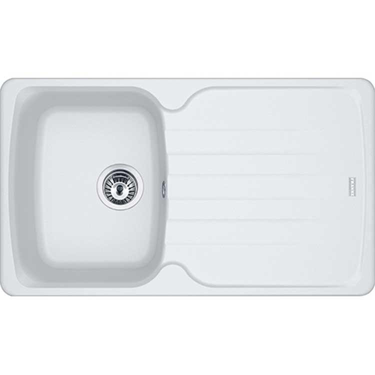 Spoelbak Franke Antea metaalwit 86x50cm