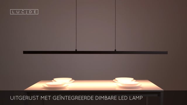 Lucide SIGMA - Suspension - LED Dim. - 1x38W 2700K - Noir Lucide SIGMA - Suspension - LED Dim. - 1x38W 2700K - Noir