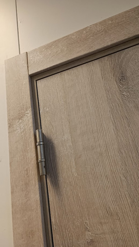 Porte intérieure complète Nalba chêne 201,5x73cm tubulaire réversible + châssis 16,5cm