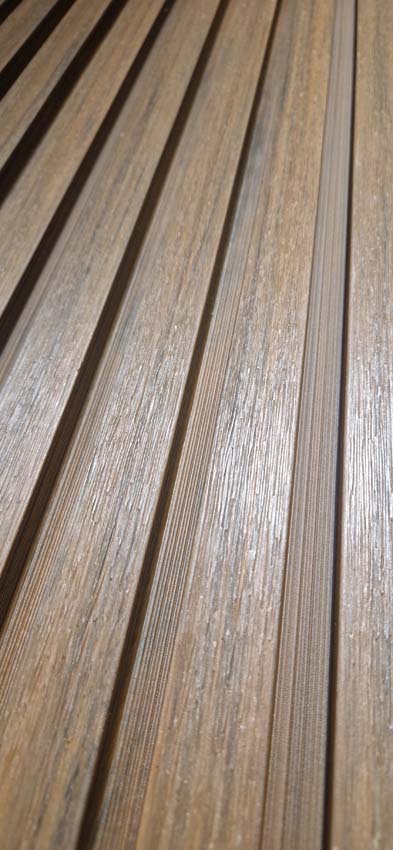 Hoekprofiel Line up Liam WPC donkerbruin 290cm