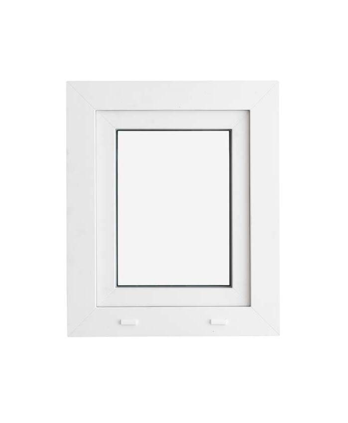 1-VAN Châssis oscillo-battant pvc Elegant Inf. blanc/bl B500xH600 mm D