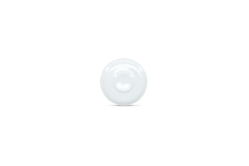 Plat Alura porcelaine blanc Ø12x1,3cm