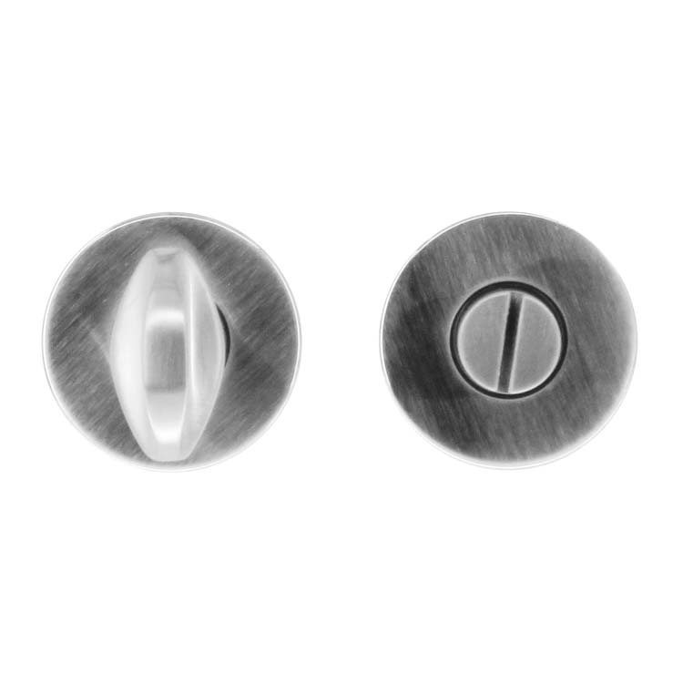 WC garnituur pro andria  inox look