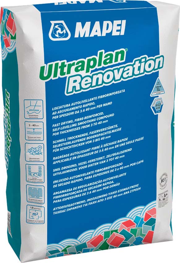Egalisatiemortel Ultraplan Mapei 25kg