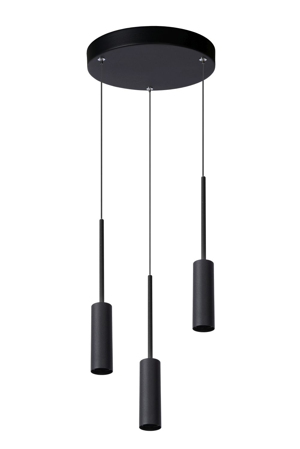 Hanglamp - zwart - LED - 3x7W - 2700K