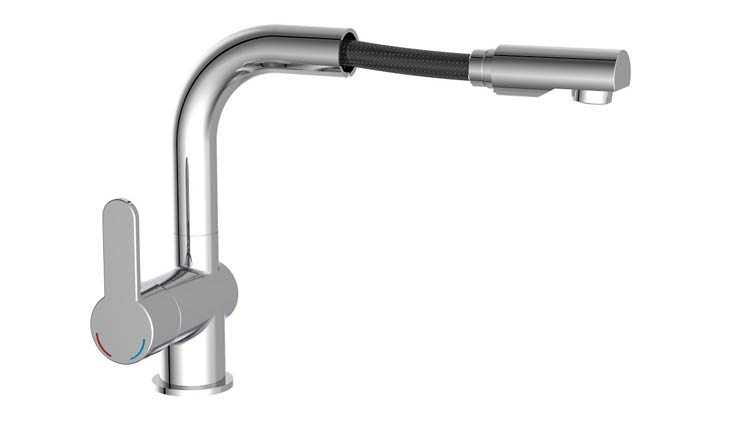 Robinet de lavabo Levi chrome