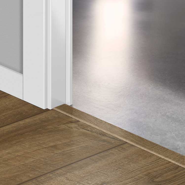 Incizo profiel Quick-Step 13 x 48 x 2150 mm Geschraapte eik grijsbruin