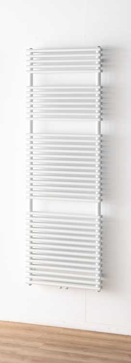 Handdoekradiator Doby dubbel 180x60cm wit