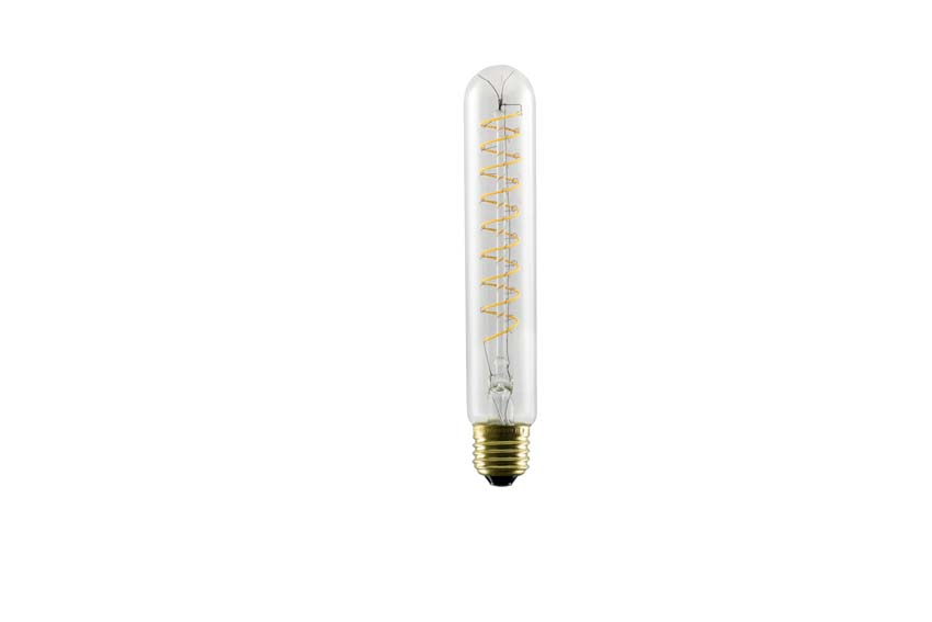 Lampe LED - E27 - Transparent - 19x3,2cm - Dimmable - 6W - 570lm - 2200K