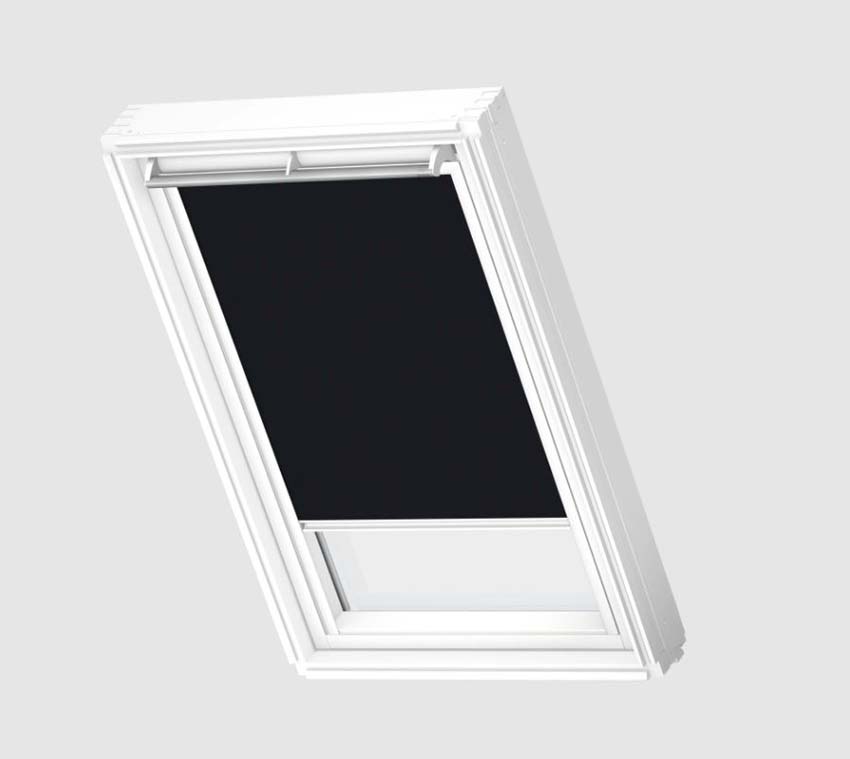 Store enrouleur Velux occultant à commande manuelle noir MK08 3009SWL