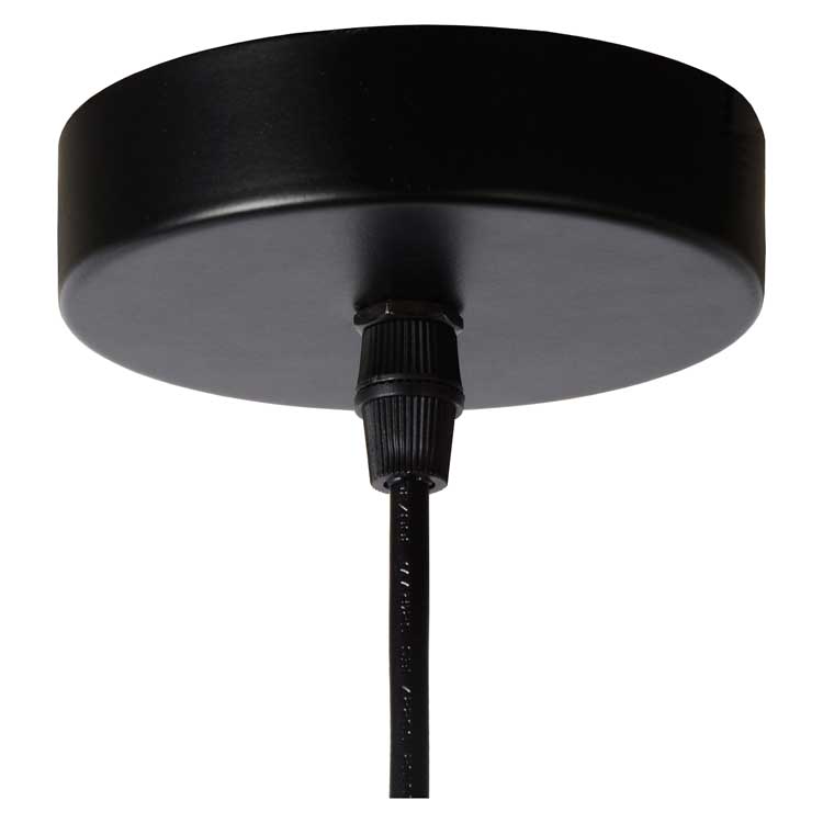 Lucide ORRIN - Hanglamp - Ø 34 cm - E27 - Zwart