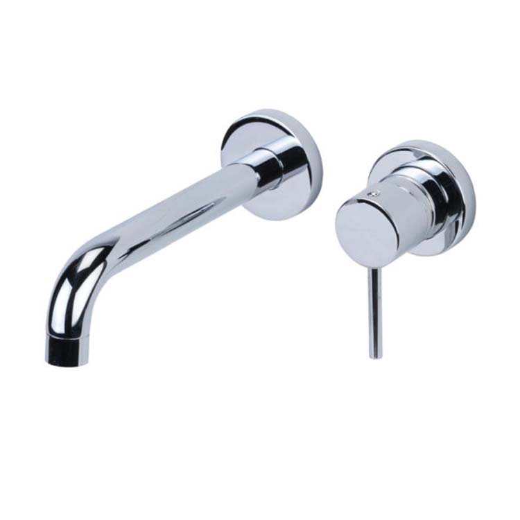 Wastafelkraan New Country muur chroom