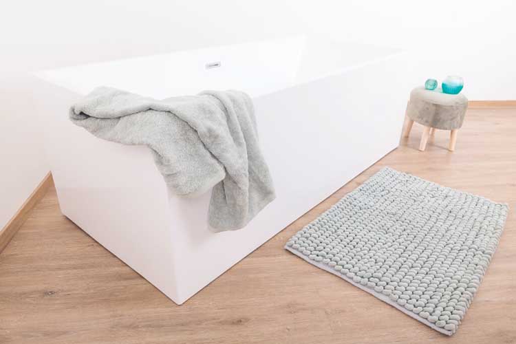 Vrijstaand bad Bright glanzend wit 178,5x80cm