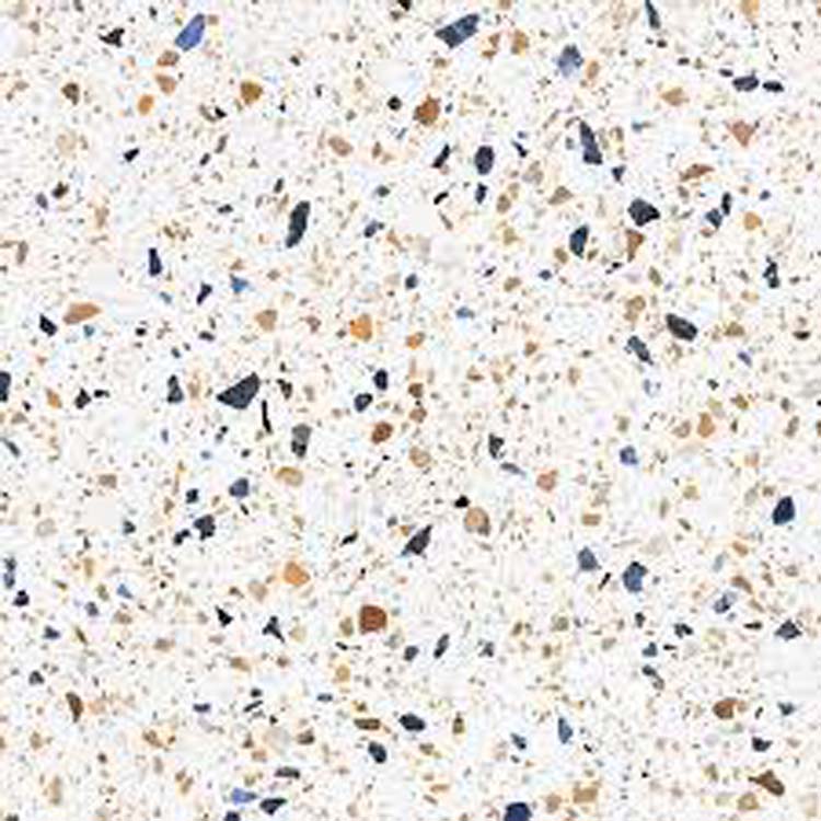 Staal vloer- en wandtegel Minimal terrazzo colormix