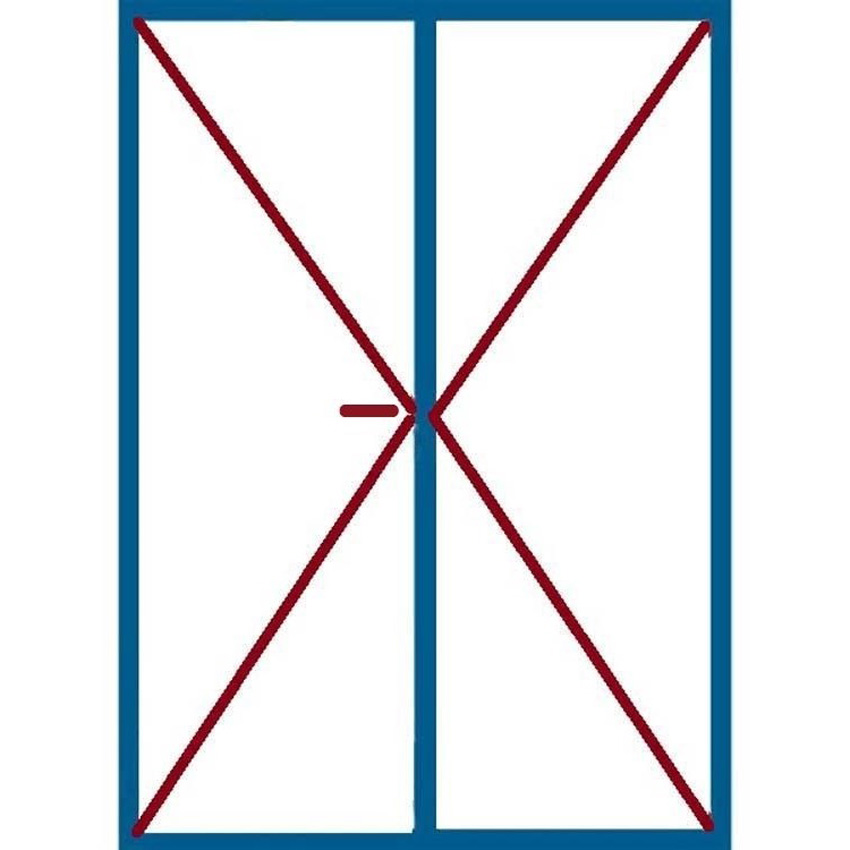 Fenêtre tournante à 2 vantail Trae bois Meranti 55mm noir ouvrant à gauche sur mesure