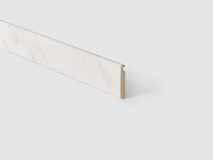Profilé escalier ouvert Maestro White marble 130x7x1cm