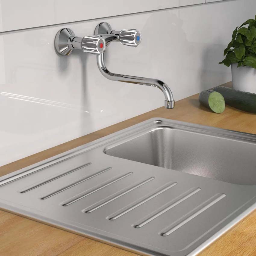 Keukenkraan Fenn chroom