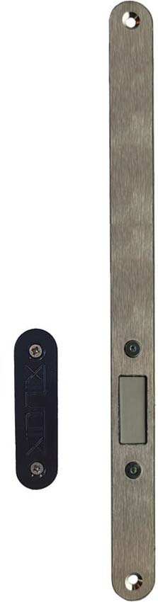 Magnetisch rolslot Xinnix staal zwart 2,2x29cm voor X40 211,5cm