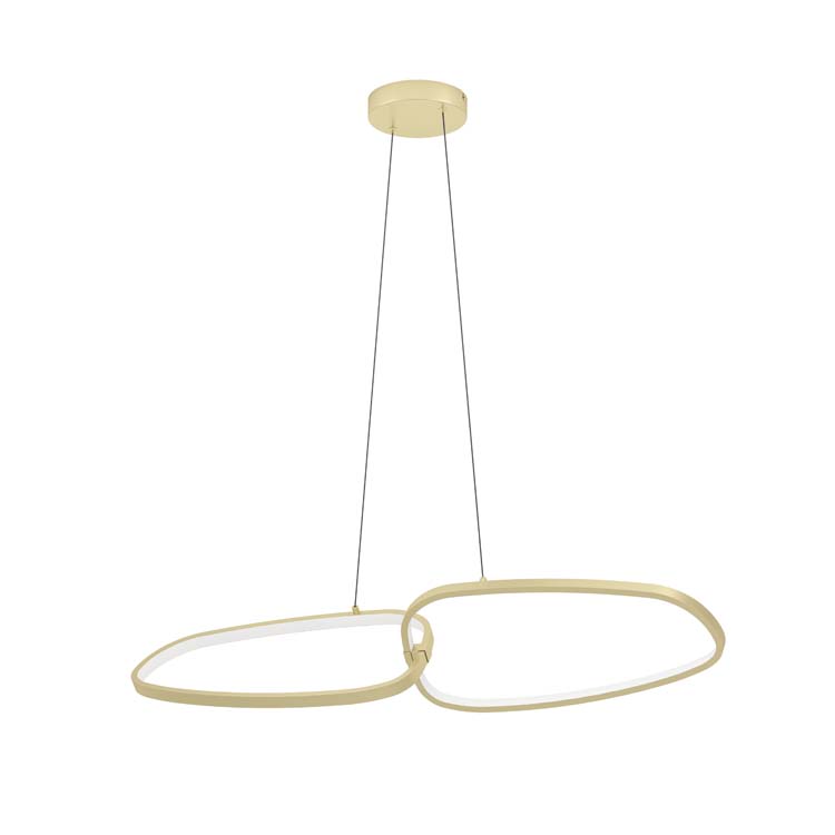 Hanglamp Orée LED Messing/wit 3000K