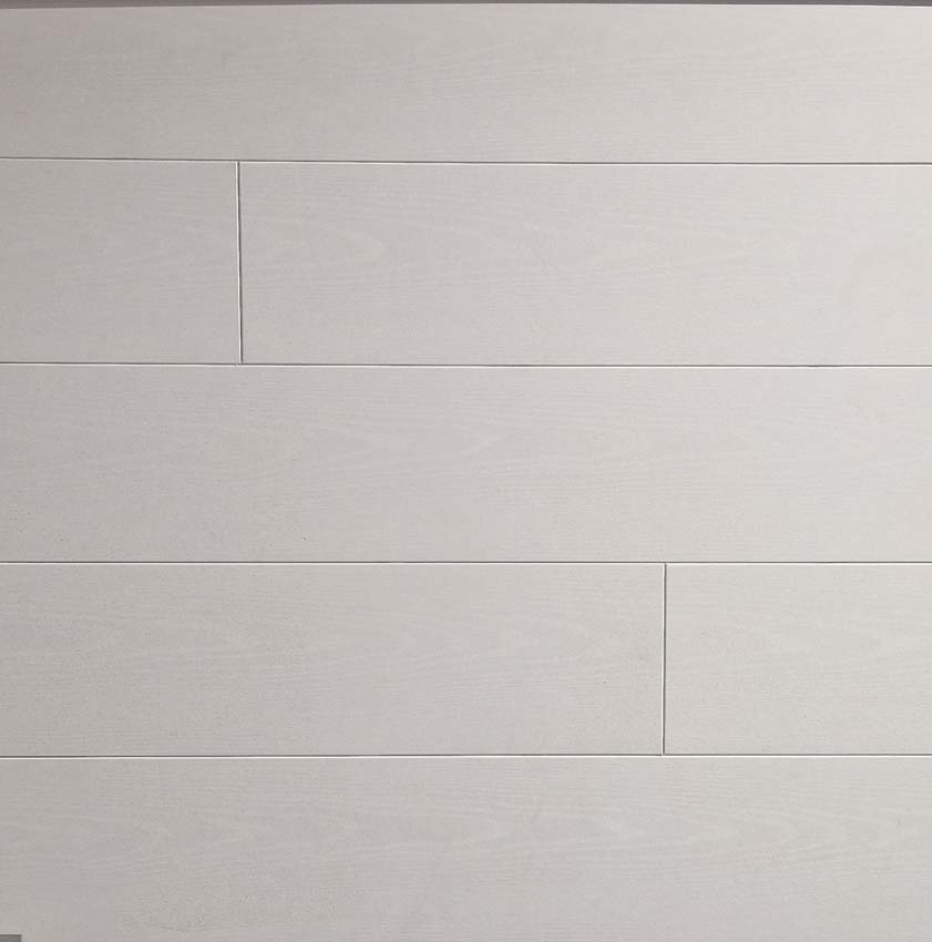 Panneau mural et de plafond MDF blanc 20,3x130x0,8cm