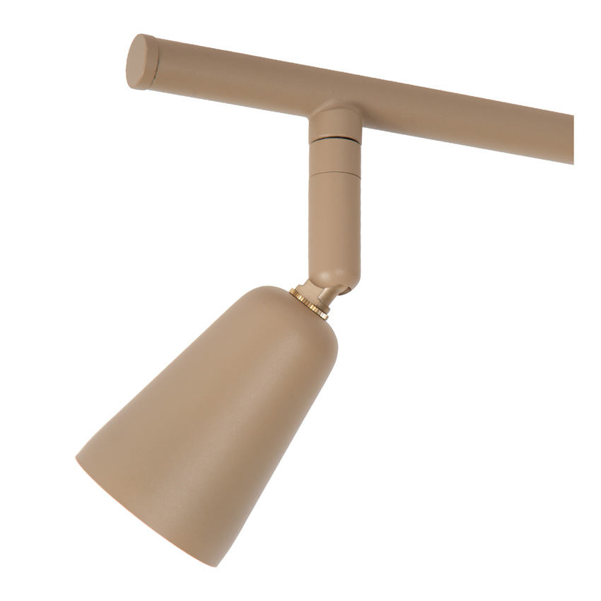 Opbouwspot - Taupe - 76x17,5x14cm - 4xGU10