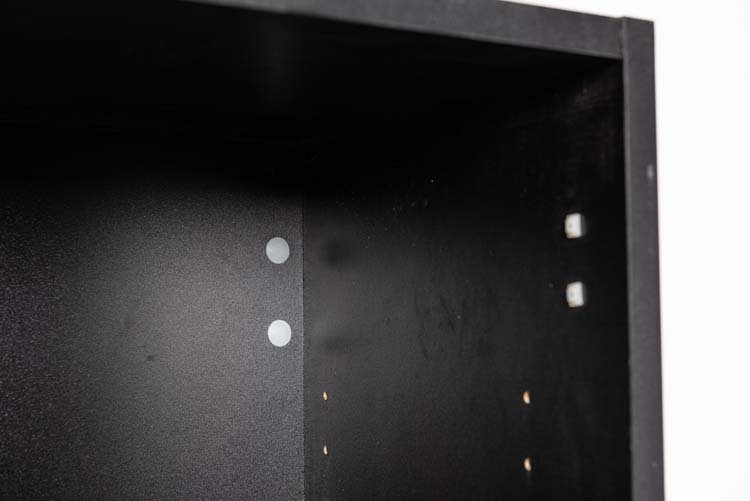 Armoire colonne Dotan chêne sur pied 185x40x32cm