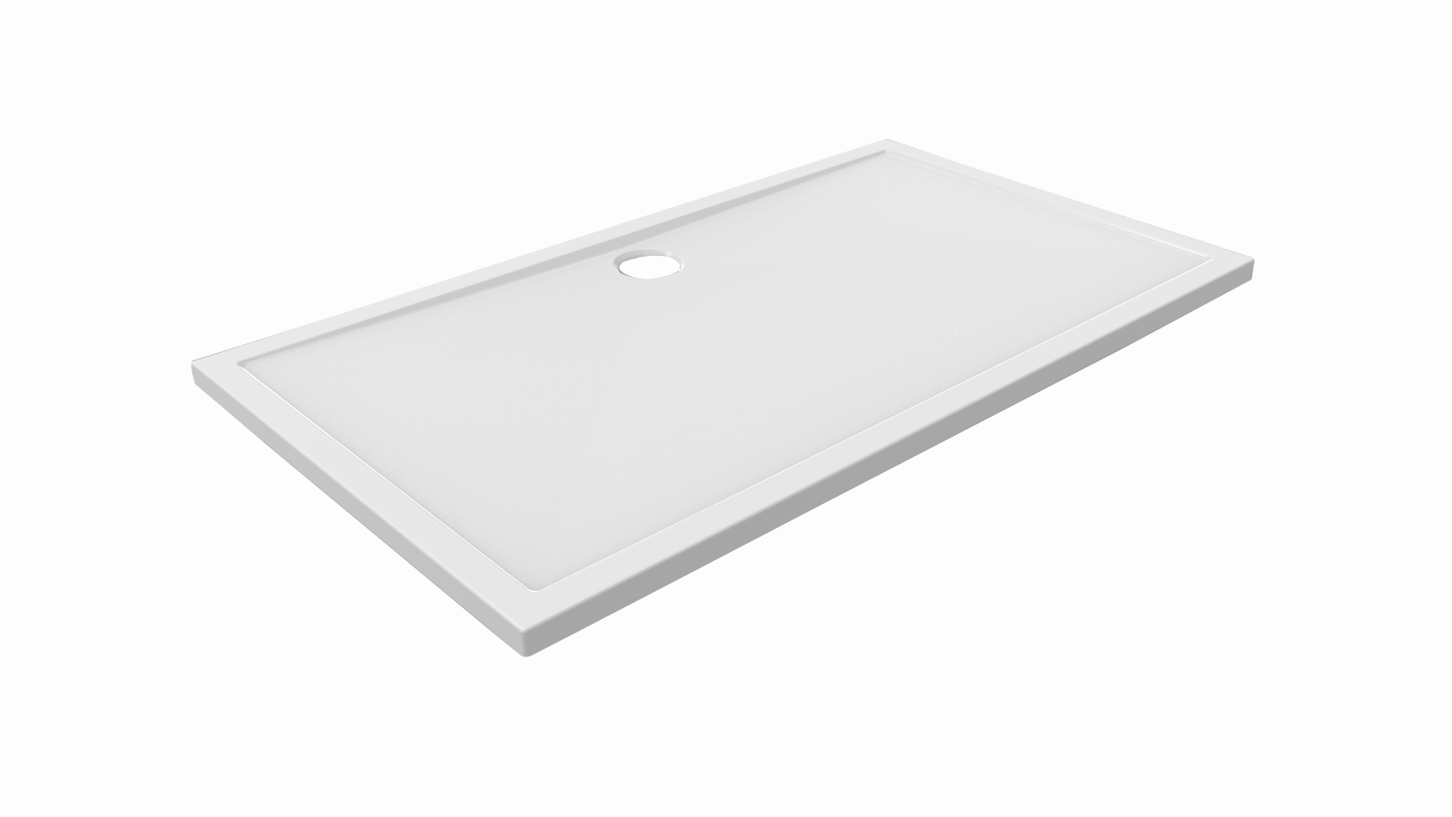 Receveur de douche Horst acrylique blanc mat 160x90cm