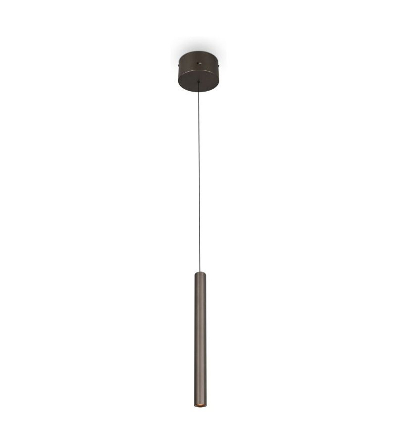 Suspension - brun - Ø10cm - LED - 5W - 2300-4000K