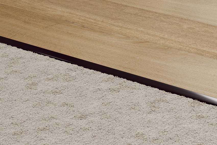 Eindprofiel Quick-Step zwart 200x2,1x1cm