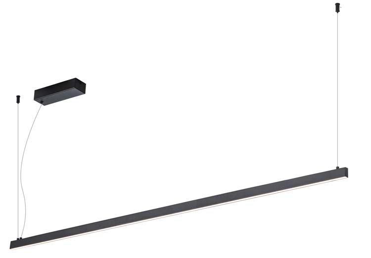 Pendule noir 2,4 m 1902 lumen