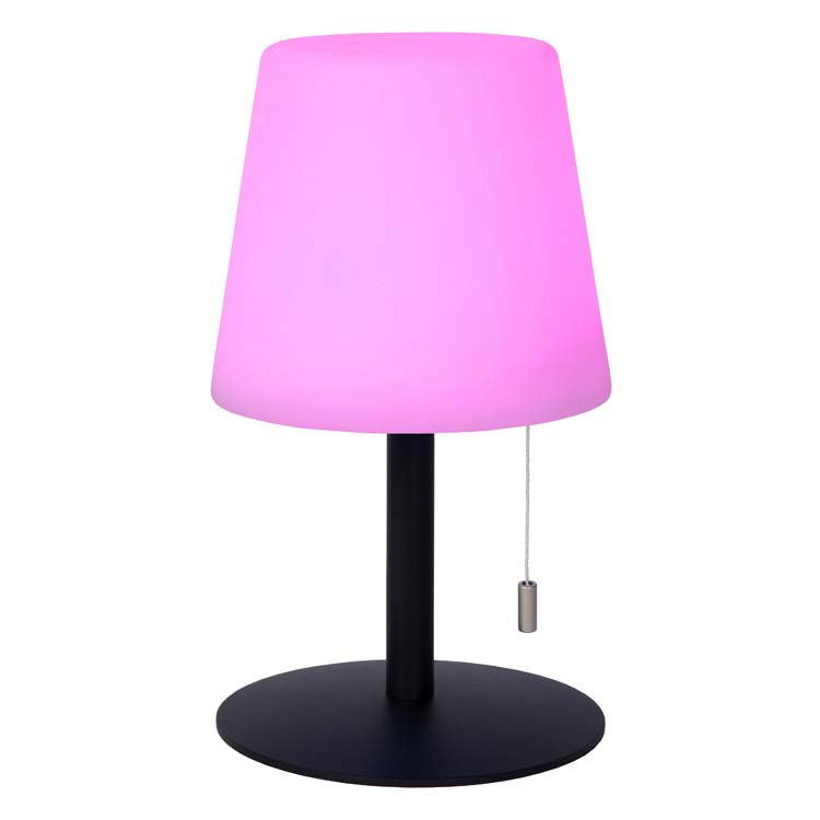 Lampe de table extérieure - anthracite - Ø15,5cm - dimmable - LED - 1,8W - 3000K - IP54 - RGB