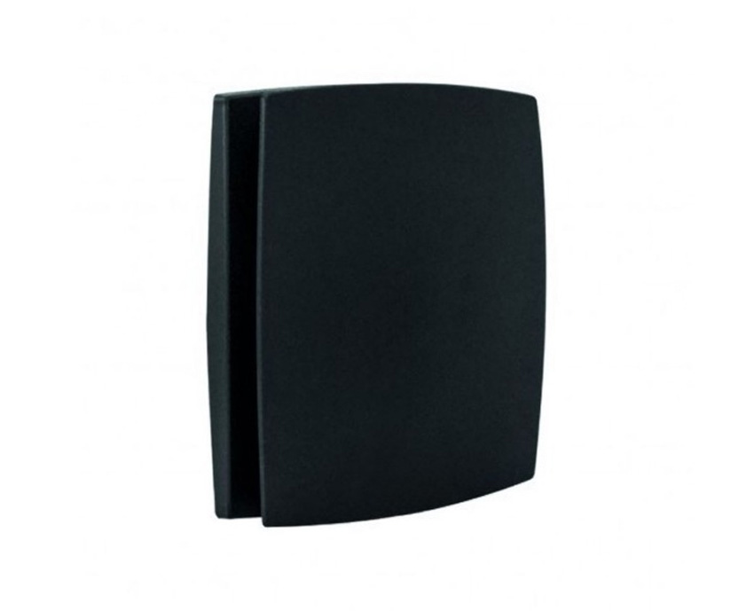 Cover voor badkamerventilator zwart Ø12,5cm