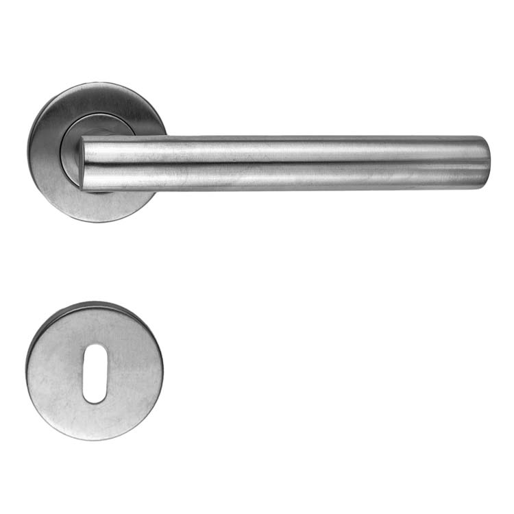 Deurkruk pro ravenna 19mm inox plus baardrozet