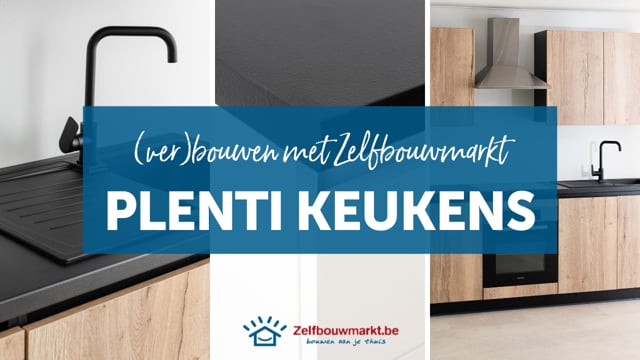 Meuble de cuisine Plenti armoire haute pour hotte 60cm noir-look chêne