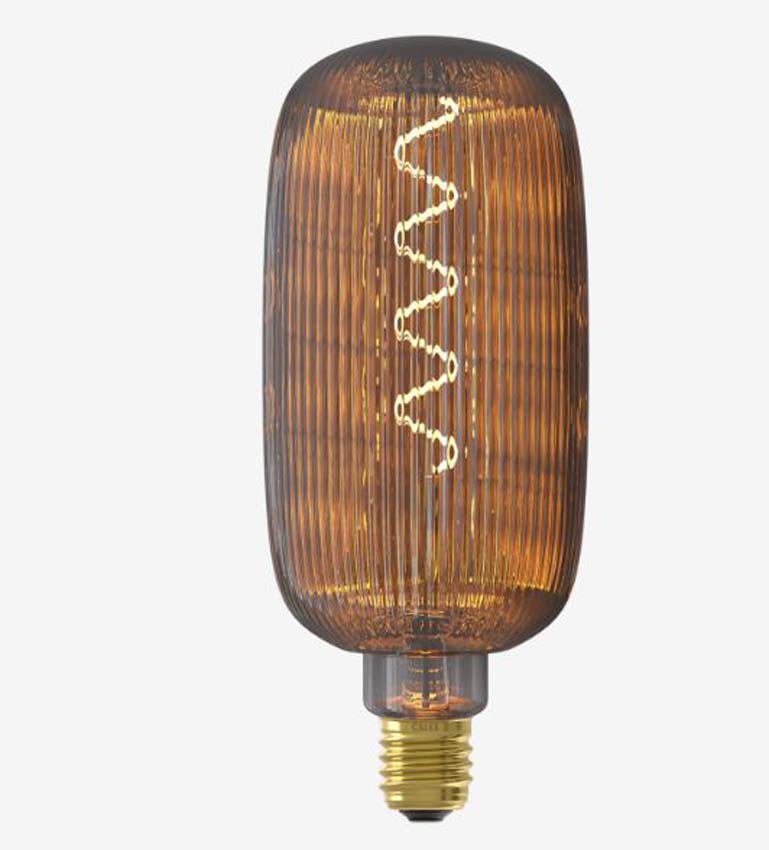 Ampoule LED ovale - E27 - Fumée - Ø12,5cm - Dimmable - 1x4 W - 40lm - 1800K - 1 pièce Ampoule LED ovale - E27 - Fumée - Ø12,5cm - Dimmable - 1x4 W - 40lm - 1800K - 1 pièce
