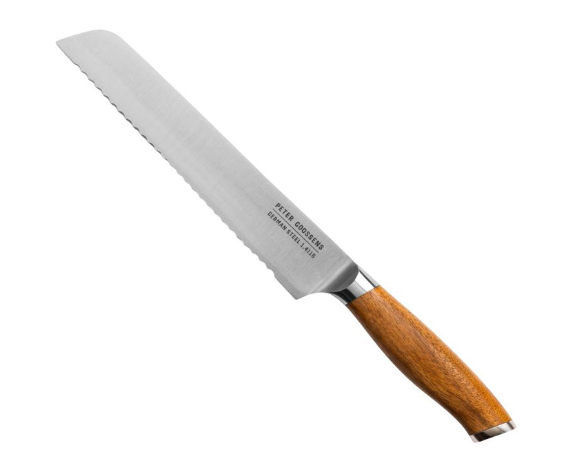 Couteau à pain BK Peter Goossens Maestro inox/bois d'acacia 20cm